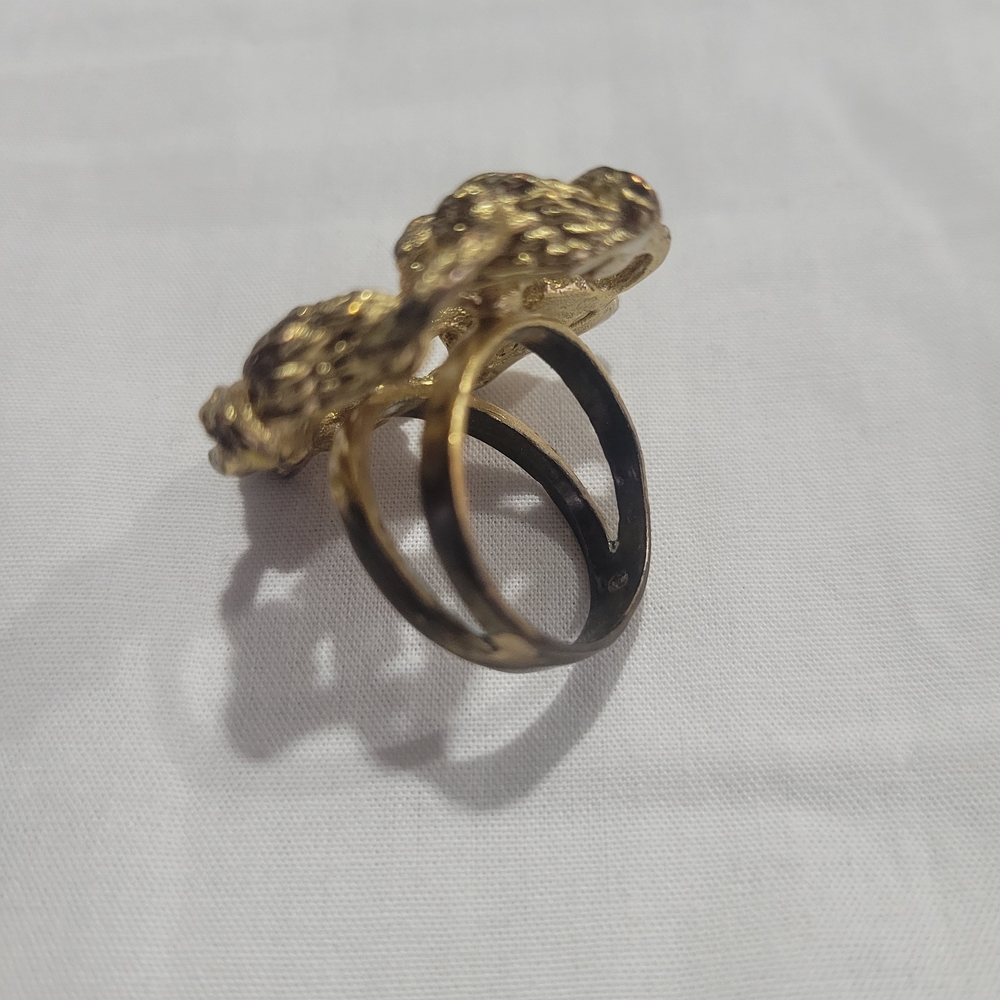 Brand: Ralph Lauren Collection Brass Rope Ring - Picture 4 of 4